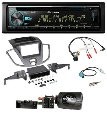 Pioneer DAB Lenkrad CD USB Bluetooth Autoradio für Ford Transit V363 15-18 ohne - Bild 1 von 4