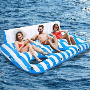 Galleggiante Sdraio Piscina Gonfiabile per Adulti, Grande Piscina Galleggiante Sedia Salotto - Foto 1 di 2