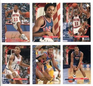 1994 Upper Deck USA - 6 Card Lot Isiah Thomas #67, 68, 69, 70, 71 & 72 - Picture 1 of 2