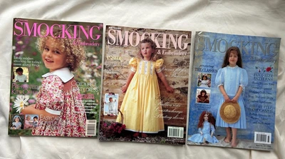 Australian Smocking & Embroidery Magazine 3-lot w/patterns- Like New - Image 1 of 4
