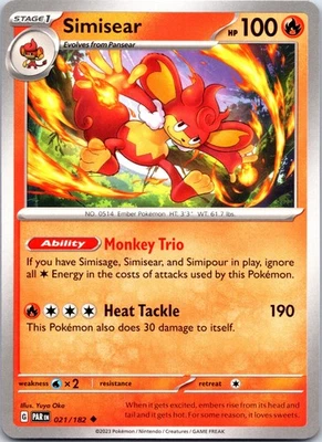 SV04: Paradox Rift Simisear #021/182 - Image 1 of 2