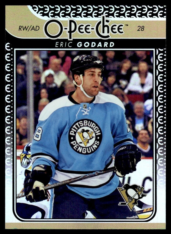 2009-10 O-Pee-Chee RAINBOW FOIL Eric Godard Pittsburgh Penguins #34 - Image 1 of 2