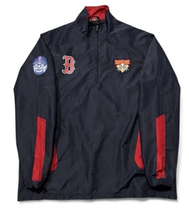 Cooperstown Boston Red Sox 1/4 Zip Langarm Windbreaker. Herren M. David Ortiz. - Bild 1 von 12