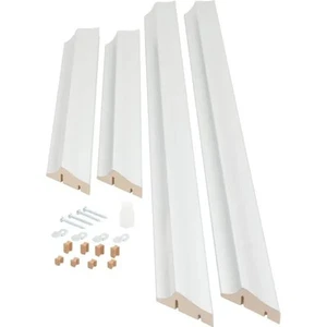 American Pride Professional 60 x 36 pulgadas Kit de marco de espejo de MDF superpuesto en blanco - Imagen 1 de 3