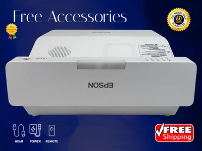 Epson EB-720 3LCD Projector Compact UST for Small Rooms 3800 Lumens Miracast 4K✨ - Image 1 of 4