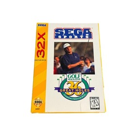 Golf Magazine Presents 36 Great Holes Starring Fred Couples (Sega 32X, 1995) CIB