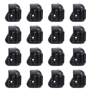 Protectores de esquina de altavoz 16 piezas envolturas negras anticolisión de plástico - Imagen 1 de 12