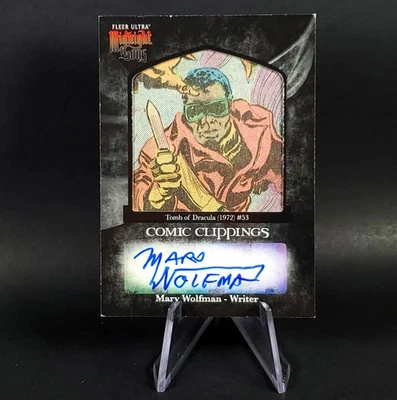 德古拉 1 / 10 SSP 2023 漫威午夜儿子漫画剪报亲笔签名 Marv 狼人 — 第 1/4 张图片