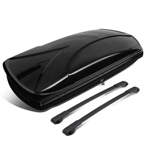 Fit 14-18 Subaru Forester Roof Top Cargo Storage Box Case w/Aluminum Cross Bar - Picture 1 of 10