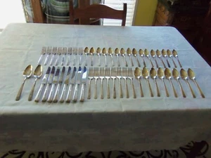 Silberbesteck Set William A. Rogers 50 teilig Triple Oneida - Bild 1 von 12