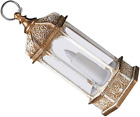 NUOBESTY Moroccan Candle Lantern Vintage Hanging Candle Holder LED Candle Lamp