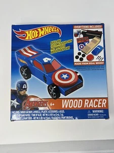 Hot Wheels Wood Racer Kit Build & Customize Avengers wood racer - Picture 1 of 4
