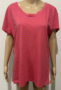 Puma Women Oversized Large 12 14 Pink & Purple T-Shirt Top Active Wear Summer - Picture 1 of 7