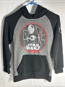 Star Wars Youth Hoodie Pullover/Sweatshirt  X-Wing Fighters Black Medium(10-12) - Picture 1 of 7