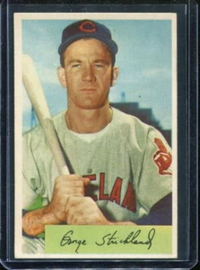 1954 Bowman Baseball # 36 George Strickland EX-MT Excellent to Mint - Picture 1 of 2