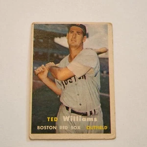 1957 Topps Ted Williams #1 en muy buen estado Medias Rojas de Boston - Imagen 1 de 3