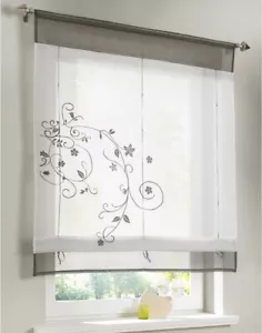Neu Mode Vorhang Fenstervorhang Raffrollo Raffgardine Scheibengardinen Gardine - Bild 1 von 10