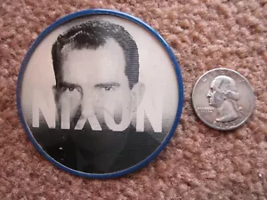 Pin ORIGINAL Richard NIXON para Presidente... Botón político FLASHER años 70... - Imagen 1 de 1