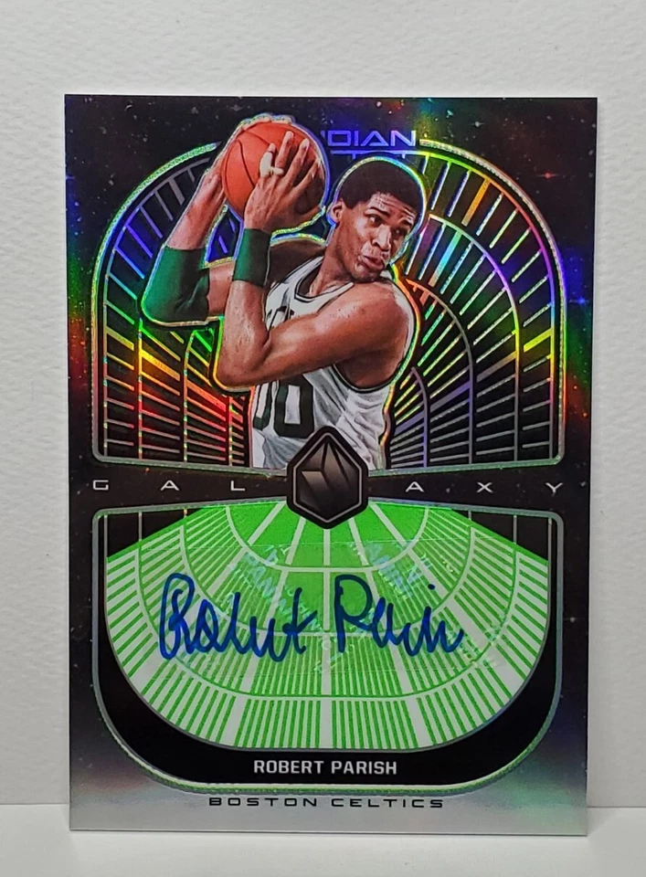 2019-20 Panini Obsidian Robert Parish SSP #1 /25 AUTO GALAXY GREEN ETCH 🏆🏆🏆🏆 - Image 1 of 4