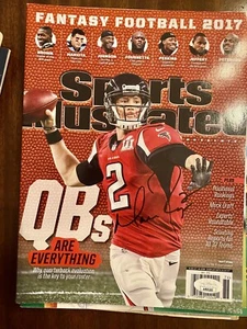 2017 MATT RYAN ATLANTA FALCONS SPORTS ILLUSTRATED Signed Autograph JSA - Picture 1 of 1