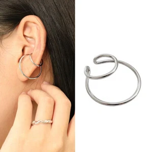 1x Sterling Silver Wrap Ear Cuff Climber Single Earring A4004 - Bild 1 von 8