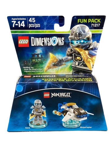 LEGO DIMENSIONS NINJAGO ZANE FUN PACK #71217 NEW in Box SEALED