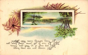 Postcard Of Course You Are Very Busy Some Word From You Hello Lake Water Artwork - Picture 1 of 2