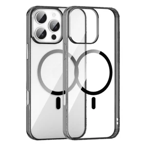 iPhone 16 Pro Max Clear Magnetic Slim-Fit MagSafe phone case + FREE Screen Cover - Picture 1 of 29
