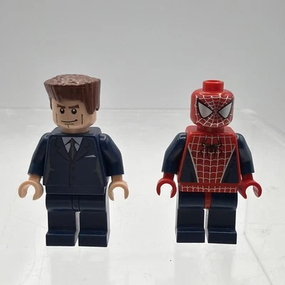 LEGO Mini Figure Spiderman And Harry Osborn from  4856 - Image 1 of 4