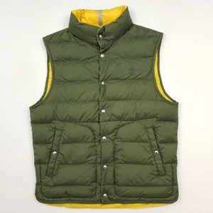 Polo Ralph Lauren Chaleco Reversible Pequeño Para Hombres Pato Abajo Bodywarmer Chaleco a Presión - Imagen 1 de 17