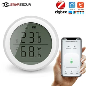 Detector inteligente de sensor de humedad de temperatura para teléfono móvil monitoreo remoto hogar - Imagen 1 de 10