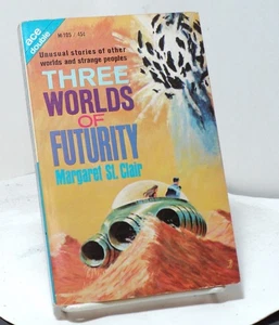 Three Worlds of Futurity / Message from Eocene both by M St Clair - Ace Double - Picture 1 of 3