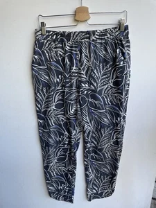 Marine Layer Allison Ankle Pant Phantom Foliage Print Size Medium - Bild 1 von 8