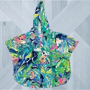 Lilly Pulitzer Jacket Girls L Colorful Abstract Short Wide Sleeves - Picture 1 of 6