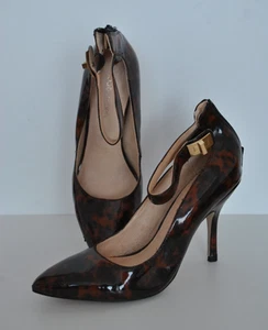 Animal print patent leather women high heels shoes size 6 (39) Moda in Pelle - Picture 1 of 6