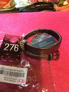 Paparazzi Bracket Wrap Black Rhinestone - Picture 1 of 3