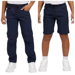 Boys Youth Eddie Bauer Convertible Pant Blue Size M 10/12 NWT - Picture 1 of 14