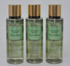 3 NEW VICTORIA'S SECRET PEAR GLACE FRAGRANCE MIST BODY SPRAY 8.4OZ LARGE MELON - Picture 1 of 6