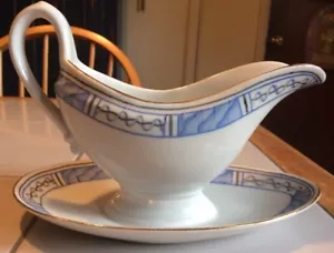 Richard Ginori Italy Gravy Boat with Attached Underplate Excellent - Picture 1 of 10