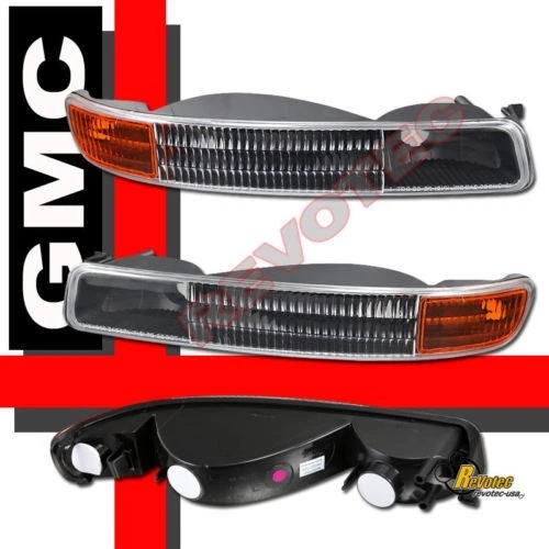 99-06 GMC Sierra Yukon parachoques negro luces de señal de estacionamiento diestro + izquierdo Foto 1 de 1