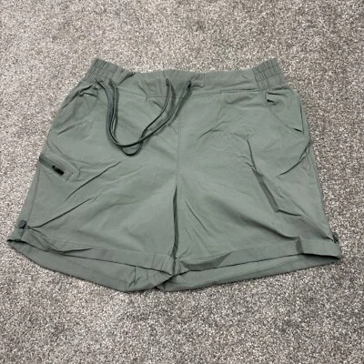 Pantalones Cortos Eddie Bauer Mujer Pequeños Verdes Caminata Mamá Bolsillos Aire Libre Activos Foto 1 de 4