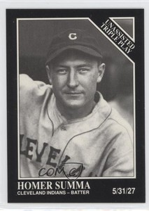 1991 The Sporting News Conlon Collection Unassisted Triple Play Homer Summa #205