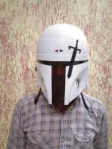 Mandalorian Helmet ,Steel Helmet ,Roleplay Mandalorian Helmet ,Cosplay Halloween - Picture 1 of 7