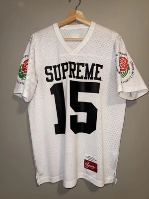 Camiseta de fútbol Supreme Tournament of Roses 2013 talla: top blanco grande S/S F/W Foto 1 de 4