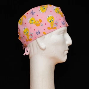 Looney Tunes Tweety Bird Nurses Theme Scrub Hat - Picture 1 of 1