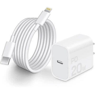 Original USB-C Fast Charger For iPhone 14 13 12 11 Pro Max XS Type C Cable -6 Ft - Image 1 of 4