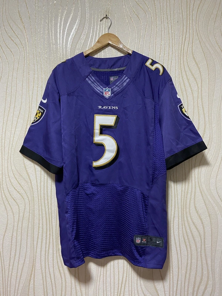 CAMISETA DE FÚTBOL AMERICANO DE LOS BALTIMORE RAVENS NFL NIKE talla S HOMBRE #5 JOE FLACCO PÚRPURA Foto 1 de 4