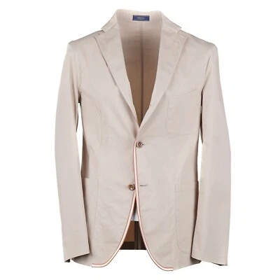 Abrigo deportivo Boglioli ajustado ligero sin forro de algodón tostado 38R (UE 48) NUEVO CON ETIQUETAS Foto 1 de 4