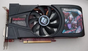 POWER COLOR RADEON HD 6850 1GB GDDR5 PCI-e GRAFIKKARTE 2xDVI DP HDMI ✅ - Bild 1 von 3