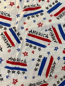 Marcus Brothers America Print cotton fabric 42" x 1 yard - Picture 1 of 2
